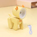 Axyaa Mini USB Rechargeable Cartoon Night Light - Bedroom Desktop Ornament & Ambient Light