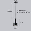 Axyaa Nordic Gold LED Pendant Light Chandelier for Living Room & Bedroom