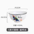 Axyaa Dinosaur Ceramic Rice Bowl 5" Cute Cartoon Soup Bowl for Children's Tableware