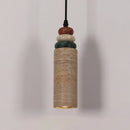 Axyaa Adjustable Yellow Cave Stone Bar Desk Lamp - Wabi Sabi Style