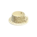 Axyaa Ceramic Latte Cups Set with Floral Pattern in Retro Glaze