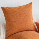 Axyaa Solid Linen Pillow Covers for Home Decor