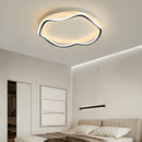 Axyaa Round LED Ceiling Light with Remote Control, Dimmable Chandelier for Living Room