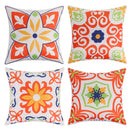 Colorful Geometric Pattern Pillow Covers by Axyaa for Sofa, Bedroom, Car - Cushion Cover