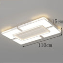 Axyaa Modern Ceiling Fan with LED Light & Control for Bedroom and Living Room Lighting.