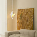 Axyaa Conch Ceiling Chandelier - Nordic Wabi Sabi Designer Pendant Lustre for Home Decor