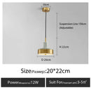Axyaa Marble Pendant Light Nordic Bedroom Chandelier