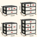 Axyaa Retro Luxury Cosmetic Organizer Makeup Storage Box
