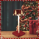 Axyaa USB LED Table Lamp with Hollow Shade and Dimmable Light