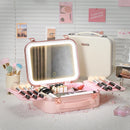 Axyaa Rechargeable Beauty Case: Large Capacity Travel Train Box for Stylish Women
