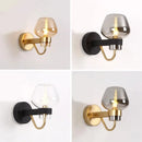 Axyaa Retro Glass Wall Lamp: Nordic Simple & Exquisite Decor for Restaurant, Bedroom