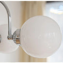 Cream Glass Ball Pendant Light by Axyaa: Modern French Style, Retro Design for Home Decor.