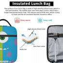 Axyaa Monsters Mike Sullivan Lunch Bag - Insulated Thermal Cooler Box