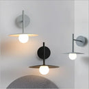 Axyaa Nordic Arm Movable Glass Wall Lamp with G9 Bulb for LED Lighting