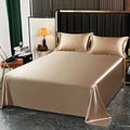 Axyaa Silk Summer Quilt & Printed Tencel Sheet Set - High-End Sleep Essentials