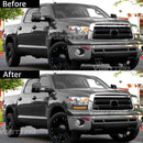 Axyaa LED Daytime Running Turn Signal Fog Lights for Toyota Tundra 2007-2013 Sequoia 2007-2017