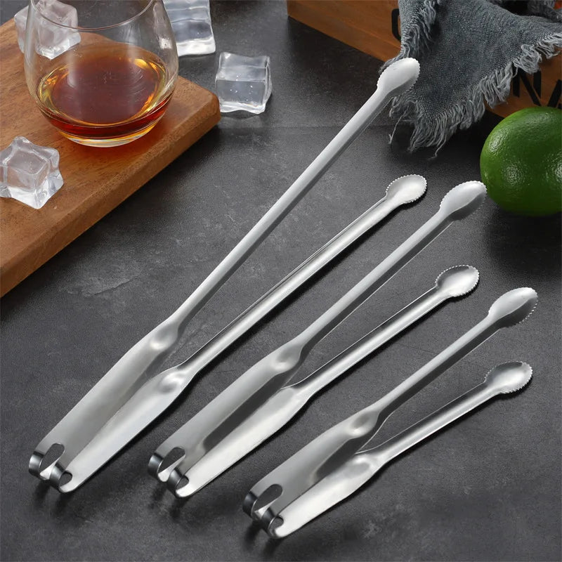 Axyaa Stainless Steel Food Tongs Clamp for Kitchen Cooking Buffet Dessert Meat