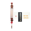 Axyaa Vintage Industrial Pipe Wall Sconce 8W LED Light for Bedroom and Cafe