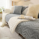 Axyaa Plush Rabbit Hair Carpet: Soft Shaggy Rug for Living Room, Bedroom, or Sofa