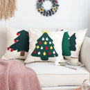Axyaa Christmas Grove Square Pillow - Holiday Decoration for Living Room
