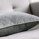 Axyaa Velour Square Pillow Cover 50x50 Lightweight Hidden Zipper Sofa Bed Pillowcase