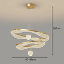 Axyaa Modern LED Chandelier Pendant Light for Dining Room and Living Room