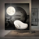 Axyaa Nordic Moon Chandelier for Children's Room | 3D Printed Planet Small Lamp