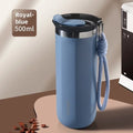 Axyaa Stainless Steel Insulated Cup with Lid - 350/500ML Thermal Mug Vacuum Flask