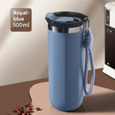 Axyaa Stainless Steel Insulated Cup with Lid - 350/500ML Thermal Mug Vacuum Flask