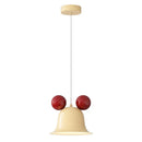 Axyaa Minimalist Small Bell Bedside Chandelier Modern Wind Milk Bean Creative Bedroom Light