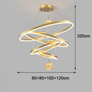 Axyaa Crystal Chandelier - Luxury Living Room Lighting - Bedroom Pendant Lamp