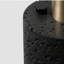 Axya Retro Industrial LED Pendant Lamp - Black Stone Chandelier