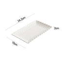 Axyaa Relief Flower Ceramic Sushi Plate Set