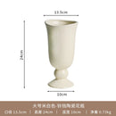 Axyaa Tall Bell Ceramic Vase Desktop Ornament Living Room Dining Table Flower Arrangement