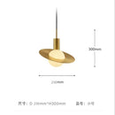 Axyaa Nordic Glass Ball LED Chandelier