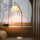 Axyaa Bamboo Rustic Floor Lamp Nordic Home Decor LED Light