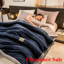 Axyaa 3-Layer Coral Fleece Winter Blanket - Warmth Quilt for Cozy Comfort