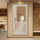 Axyaa Bamboo Entrance LED Light Wall Decor - High-end Chinese Style Home Hanging Painting