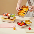 Axyaa Stainless Steel Lunch Box - Stackable Leak Proof Bento Container