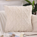 Axyaa Plush Pillow Covers 45x45cm & 50x50cm - Soft Cotton Sofa Cushion Case