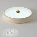 Axyaa Circular LED Ceiling Light Fixture for Bedroom, Living Room, Study - Bauhaus Retro Design