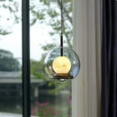 Modern Marble Glass Pendant Light by Axyaa for Bedroom, Living Room & Dining Table
