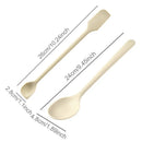Axyaa Silicone Small Spoon Set - Non-stick, Heat Resistant, Easy to Clean Kitchen Utensils