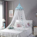 Axyaa Baby Room Mosquito Net: Round Crib Canopy for Girls - Kid Bed Decoration