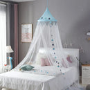 Axyaa Baby Room Mosquito Net: Round Crib Canopy for Girls - Kid Bed Decoration