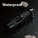 Axya Tactical LED Flashlights 3 Modes Zoomable Lanterns 6-Pack