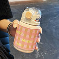 Axyaa Kawaii Cherry Thermal Water Bottle 350/450ml - Cute Girl Children's Thermos