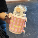Axyaa Kawaii Cherry Thermal Water Bottle 350/450ml - Cute Girl Children's Thermos