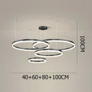 Axyaa Modern Acrylic LED Pendant Light for Living and Dining Room