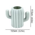 Axyaa Plastic Vase: Unbreakable Cactus Flower Pot & Pen Holder